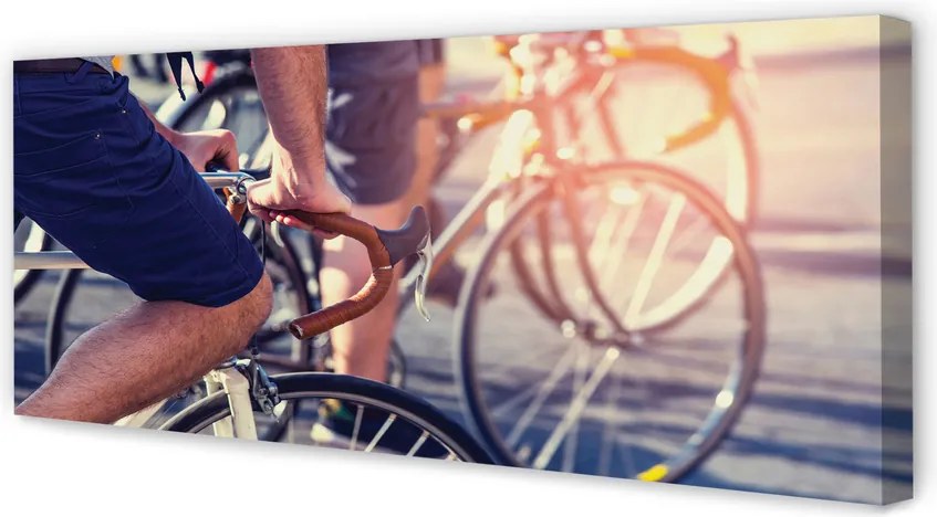 Obraz canvas na ścianę Wspólna Wyprawa Rowerowa