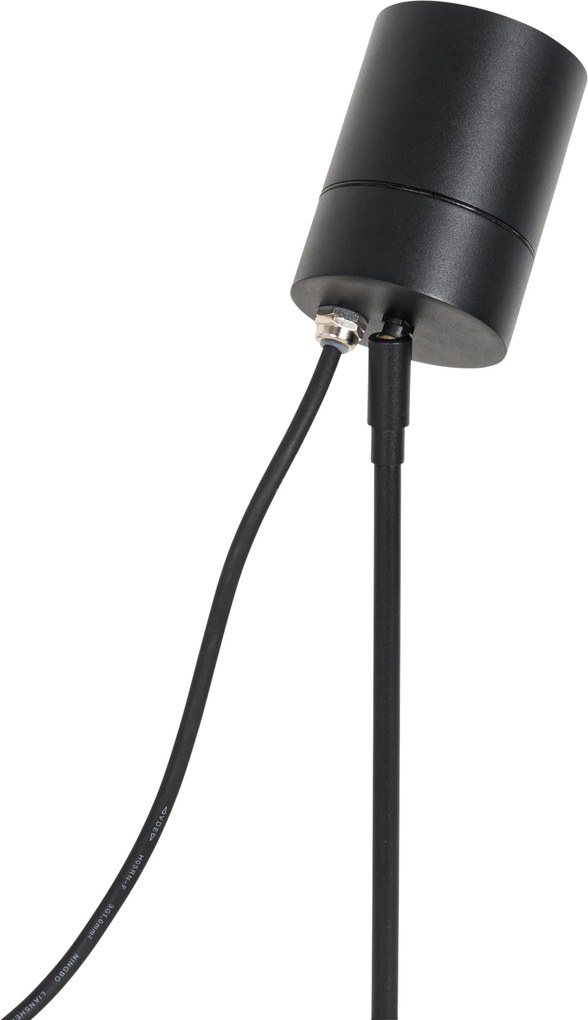 Nowoczesny kolczyk punktowy czarny AR70 regulowany IP44 - Solo