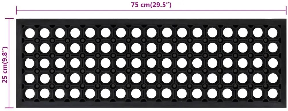 Zestaw 5 prostokątnych nakładek na schody M1-E42