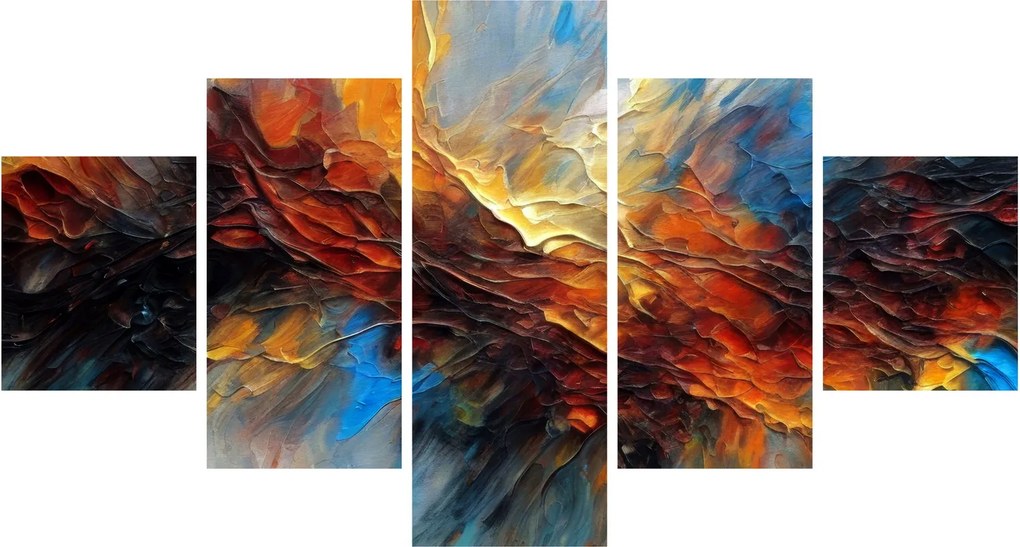 Obraz - Tekstura koloru (125x70 cm)
