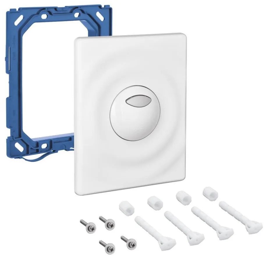 GROHE 42302SH0 - Przycisk spłukujący SURF 156 × 197 mm biały