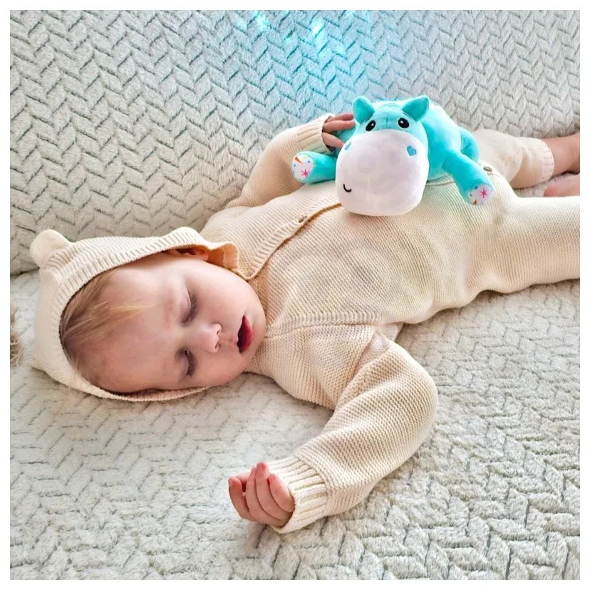 Woopie baby przytulanka projektor 2w1 usypiacz hipopotam