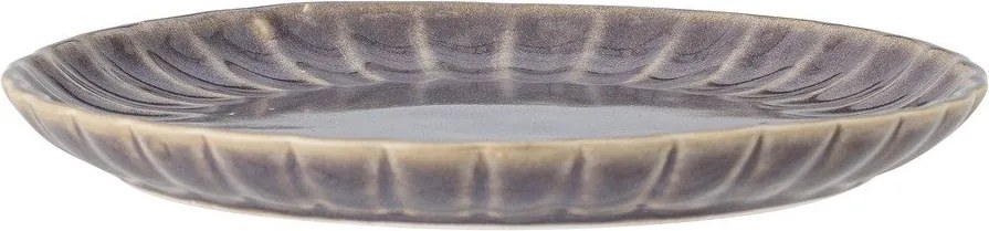 Ciemnofioletowy kamionkowy talerz ø 27 cm Latina – Bloomingville