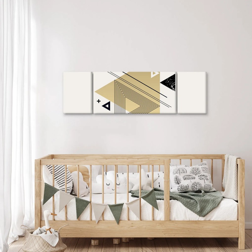 Obraz - Kształty geometryczne N⁰4 (170x50 cm)