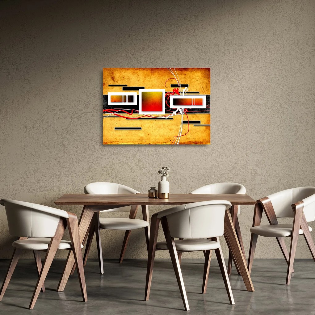 Obraz na szkle - Abstrakcja (70x50 cm)