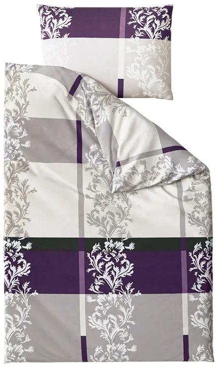 PrzytulneMieszkanie.pl PrzytulneMieszkanie.pl Pościel bawełniana DELUXE fioletowa Rozmiar pościeli: 70 x 90 cm | 140 x 200 cm