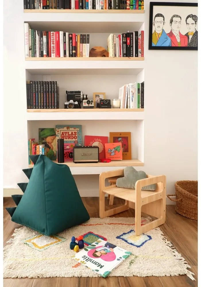 Zielony dziecięcy worek do siedzenia Dinosaur – Little Nice Things
