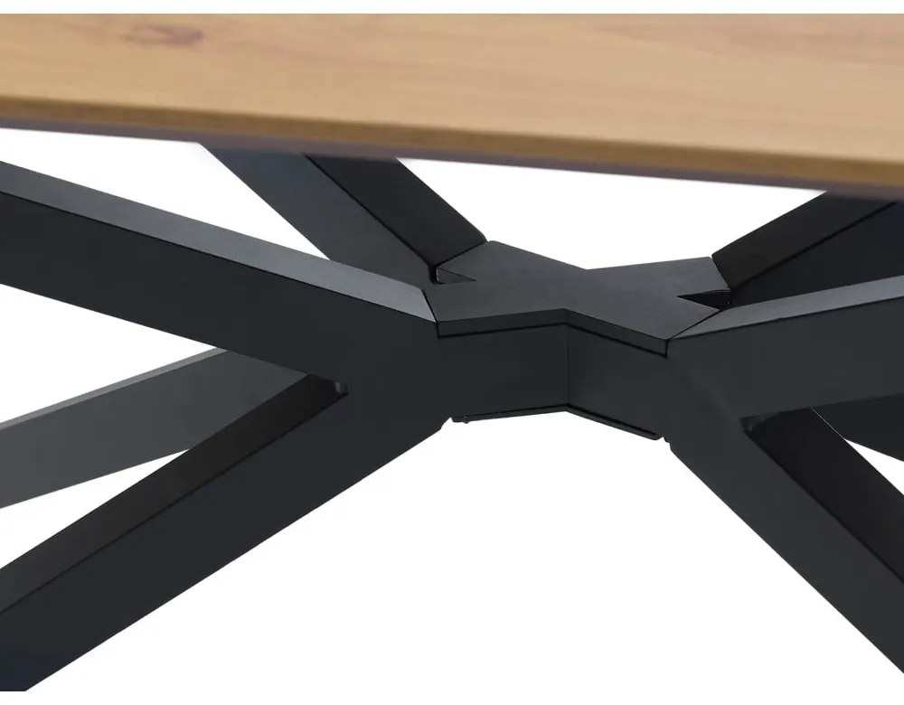 Stół z blatem w dekorze dębu 100x200 cm Cesura – Unique Furniture