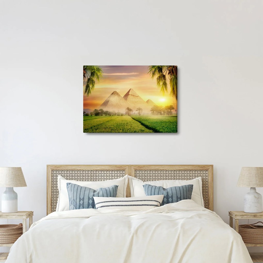 Obraz - Piramidy (70x50 cm)