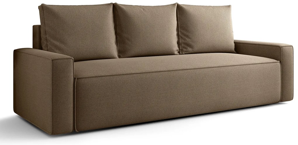 Brązowy minimalistyczny narożnik rozkładany M9-L11