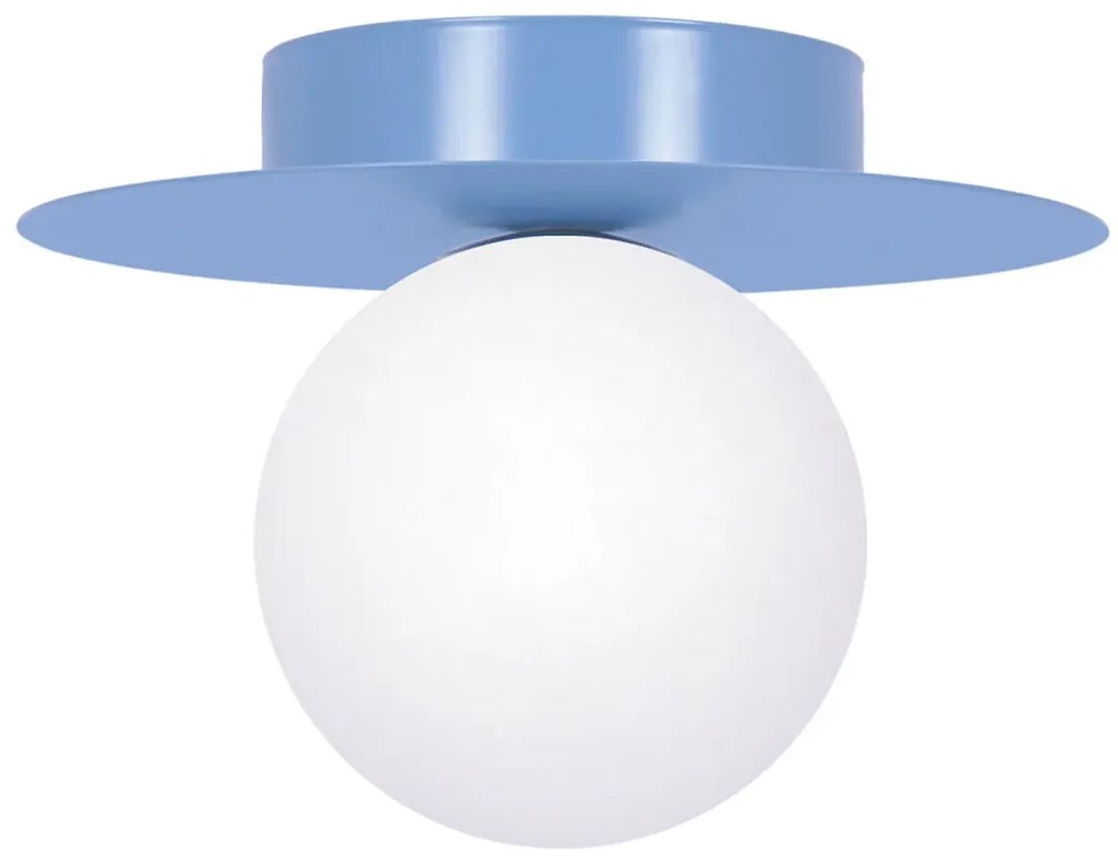 Niebieska designerska lampa sufitowa plafon - A677 P7-F69