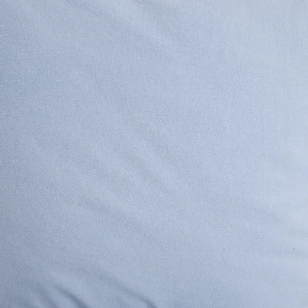Komplet pościeli DEFLA z pranej bawełny niebieska 140x200 + 1*50x60 cm HOMLA