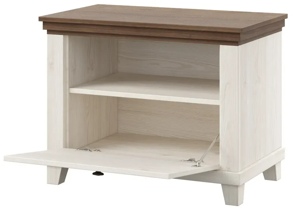 Szafka na buty niska EVORA 1K 70cm abisko ash/dąb lefkas HELVETIA