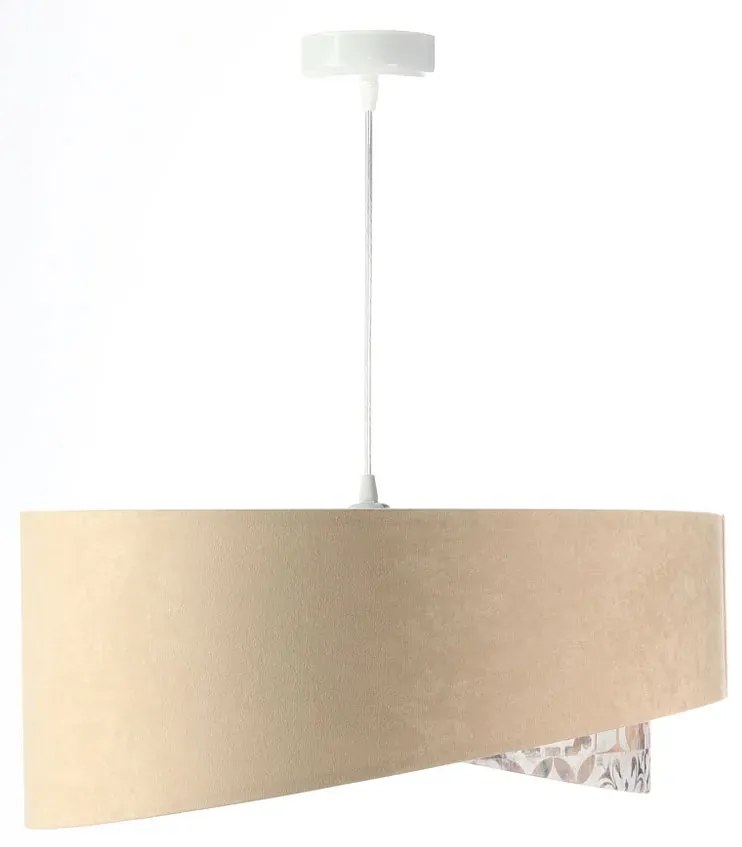 Beżowa lampa wisząca nad stół R5-T65