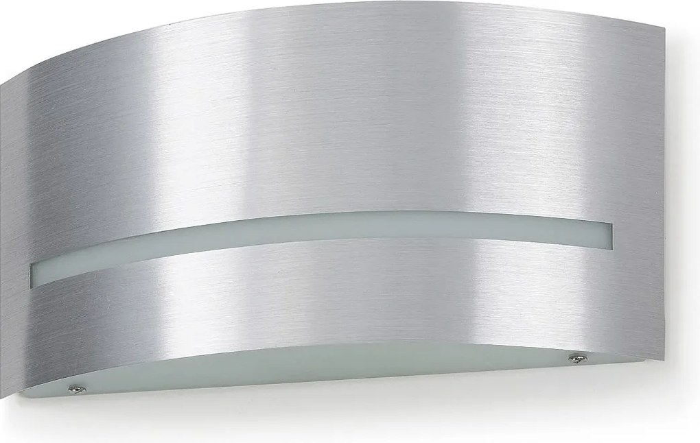 CLUNY kinkiet styl klasyczny- góra i dó?- do u?ytku wewn?trznego- kolor szczotkowanego aluminium- stal- 16W- 3000K- IP20