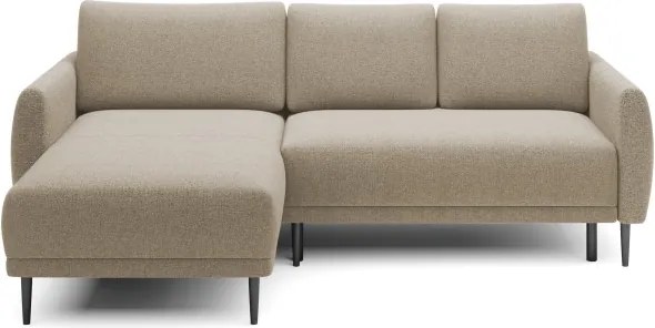 Narożnik BONO z funkcją spania Drewniane nóżki Eleganckie podłokietniki Głębokie siedzisko Lewa strona Barrel 09