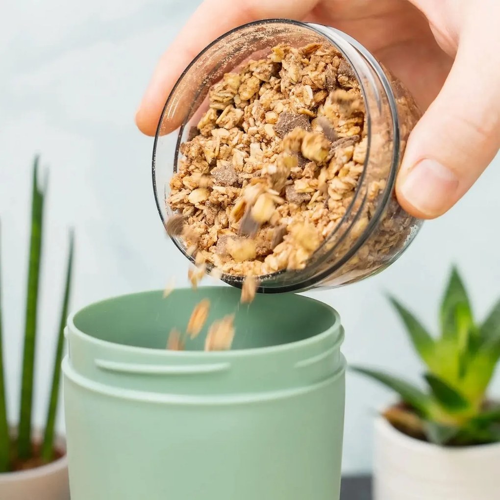 Westmark Dwuczęściowy pojemnik na żywność, 700 ml, miętowy zielony, S