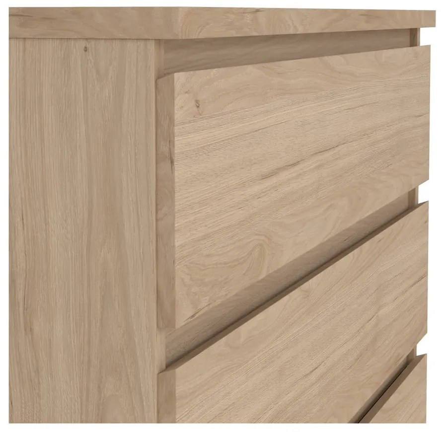 Komoda w dekorze dębu w naturalnym kolorze 77x111x50 cm Naia – Tvilum