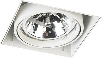 Wpuszczany reflektor biały AR111 pochylny i obracany bez obramowania - Oneon