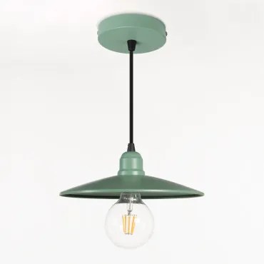 Lampa Sufitowa Wisząca Z Żelaza Bräss Celadón - Sklum