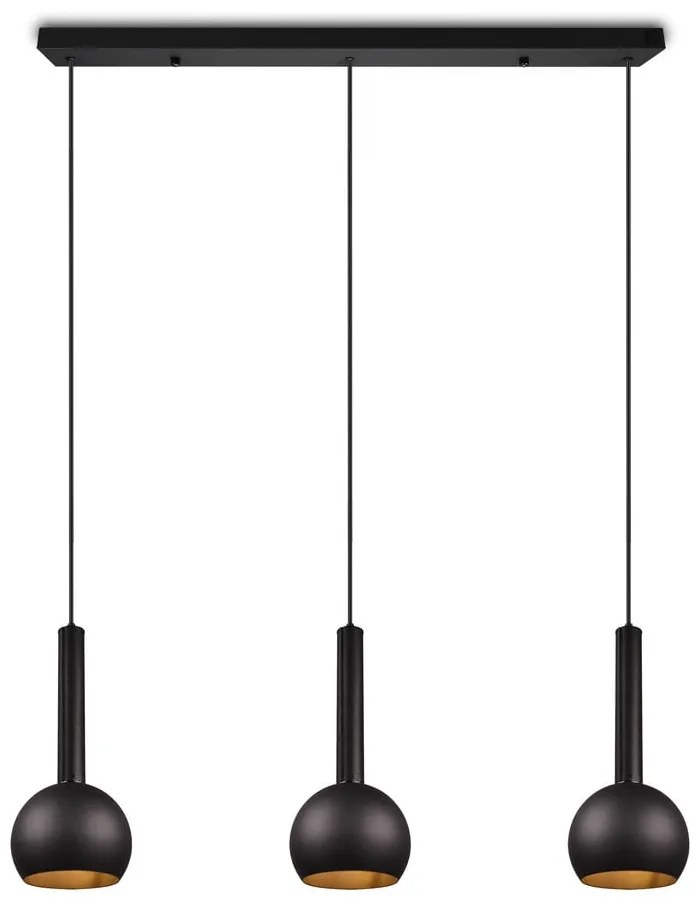 Czarna lampa wisząca Ciliana – CINQUE