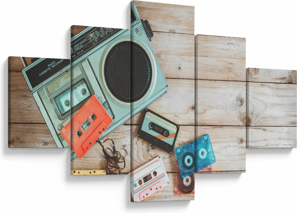 Obraz - Radio retro (125x70 cm)