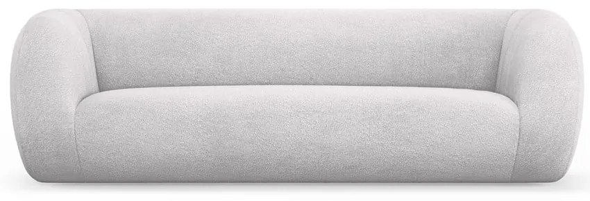 Jasnoszara sofa z materiału bouclé 230 cm Essen – Cosmopolitan Design