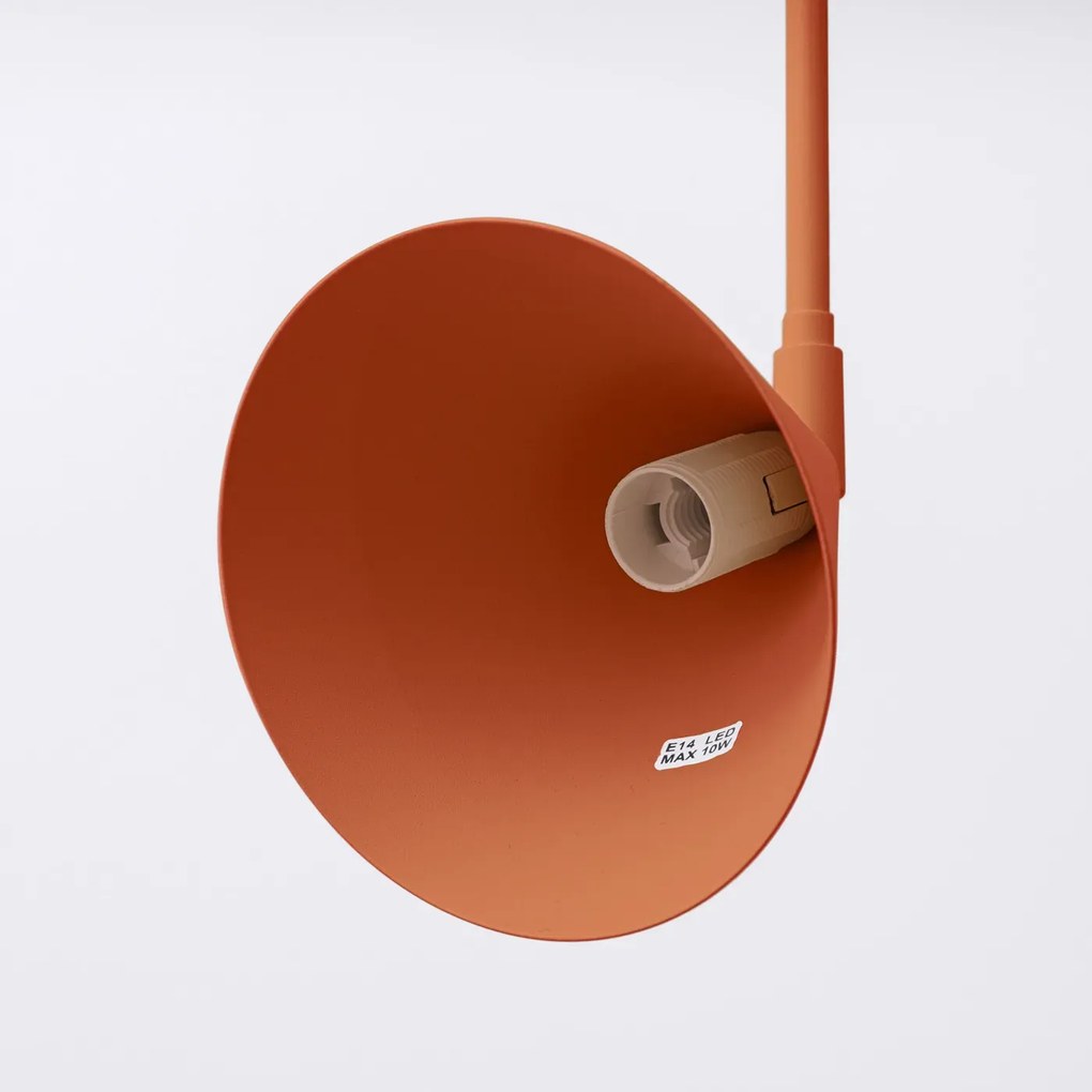 Kinkiet NOX ochra czerwona SOLLUX  LIGHTING