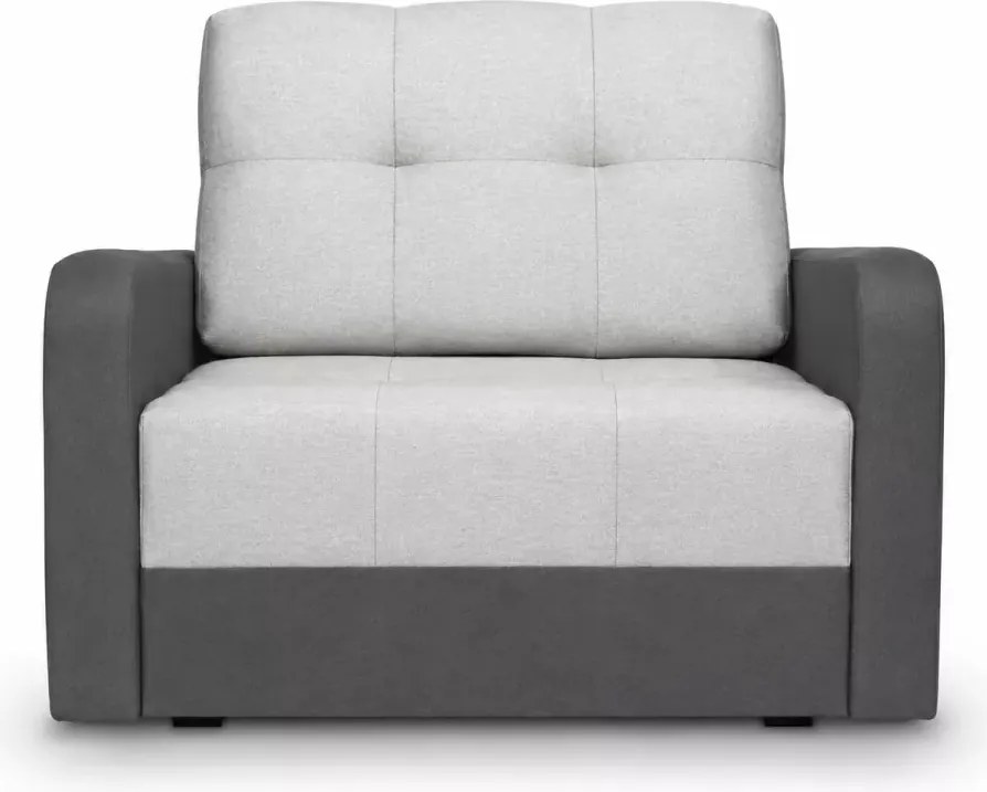 Kanapa Lotulis 1-osobowa z funkcją spania i pojemnikiem na pościel – amerykanka, nowoczesny design