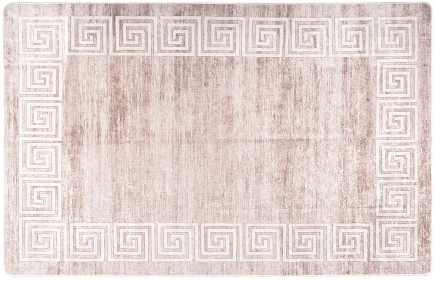 Elegancki beżowy dywanik antypoślizgowy 120x180 cm T4-E61