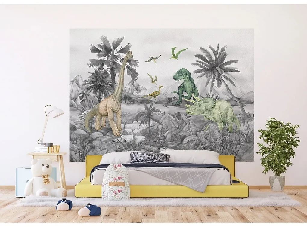 Fototapeta dla dzieci Dino 252 x 182 cm, 4 części
