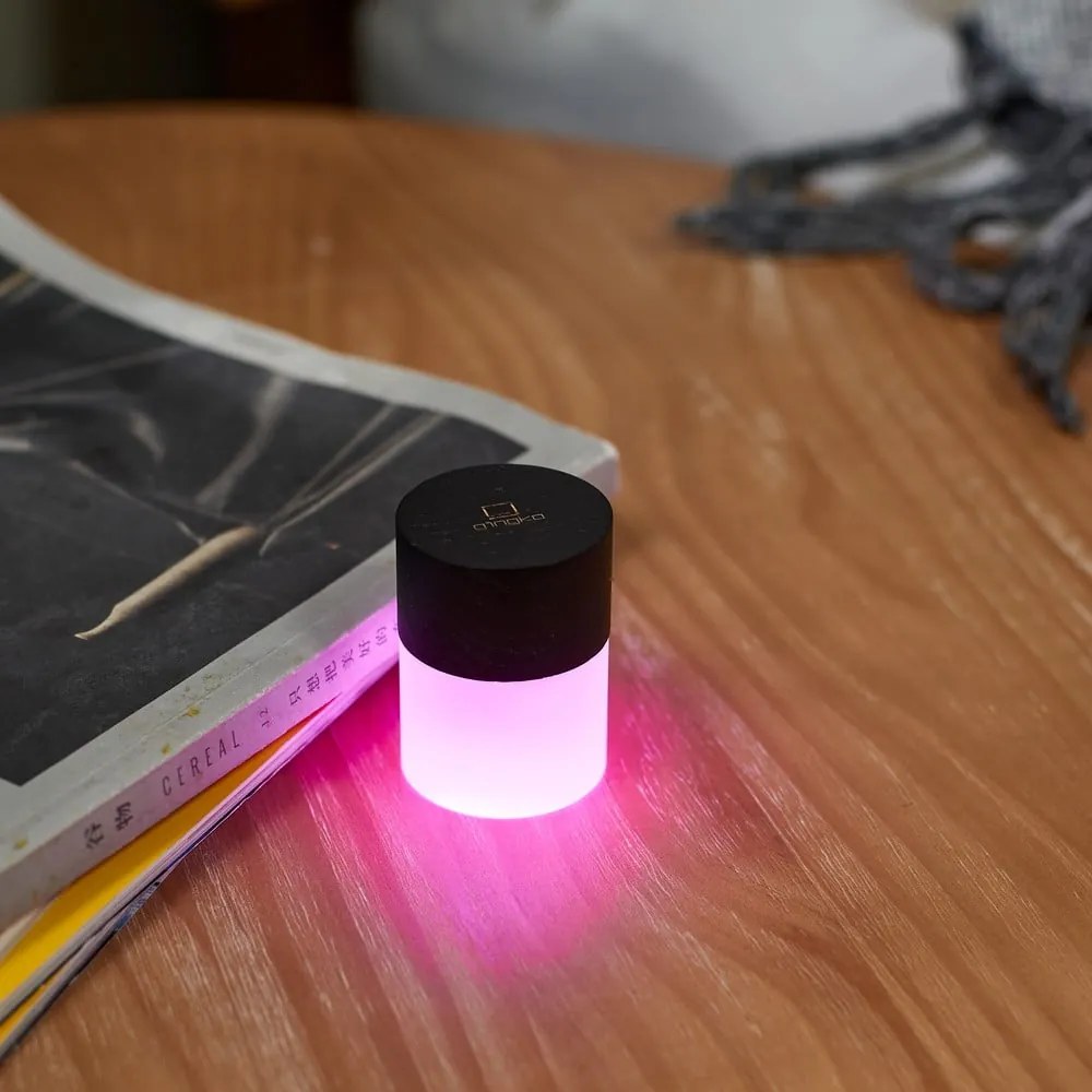 Czarna dekoracja świetlna na USB ø 4,5 cm Lemelia – Gingko