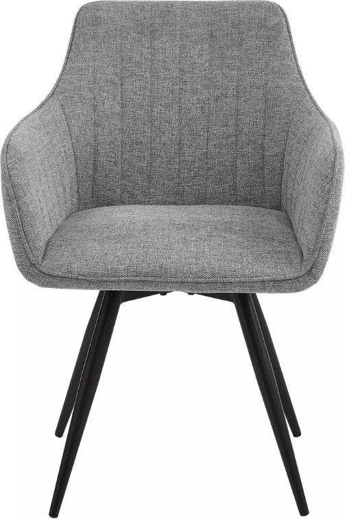 Szare krzesło do kuchni BALLO BREGO