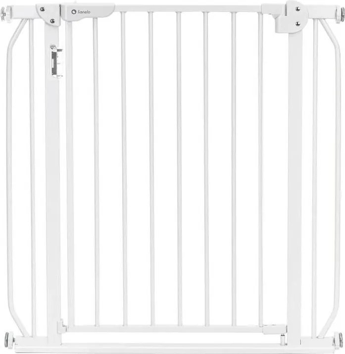 Lionelo - Bramka zabezpieczająca TRUUS SLIM LED 1xAAA biała