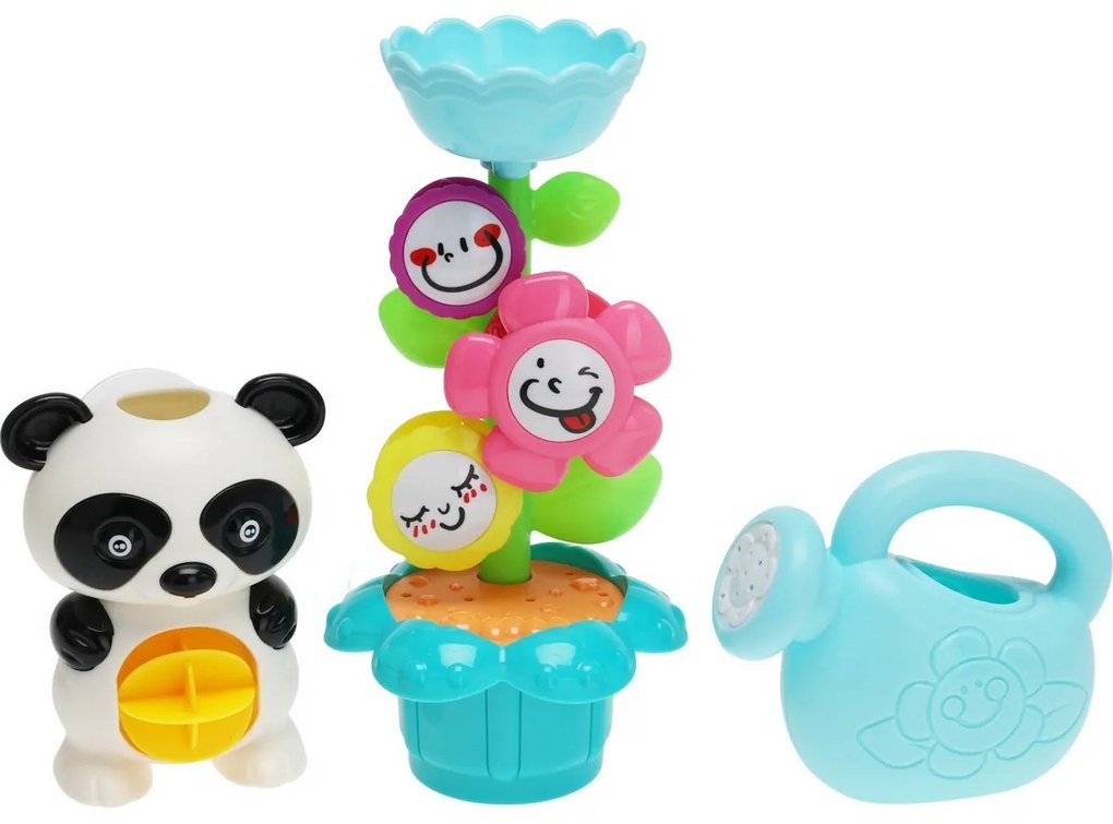 Zestaw zabawek do kąpieli Panda, od 4 miesięcy