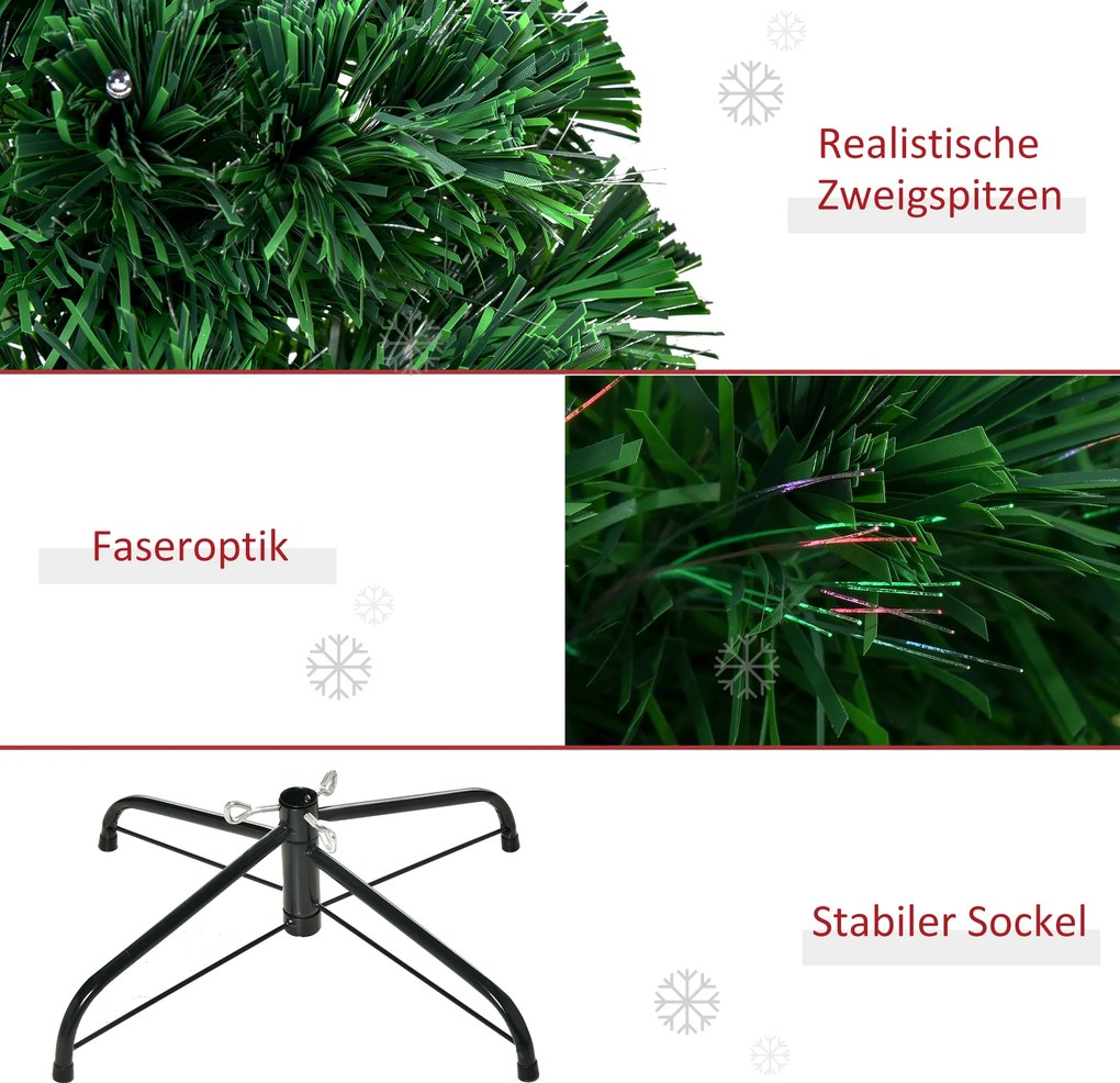 Choinka sztuczna zielona 120 cm homcom