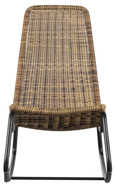 Rattanowe bujane krzesło ogrodowe WOOOD Tom