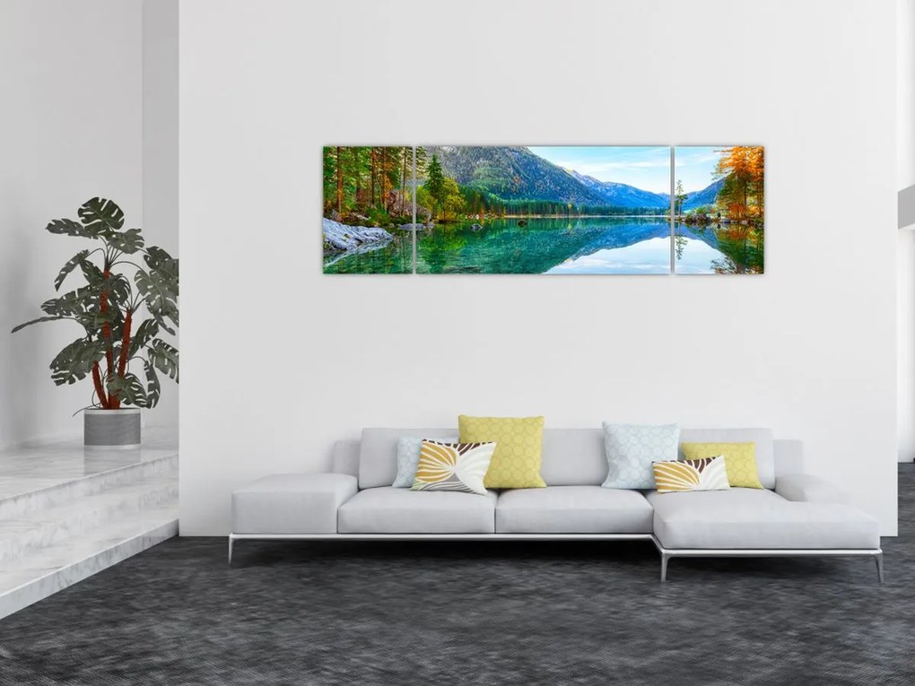Obraz - Jezioro Hintersee (170x50 cm)
