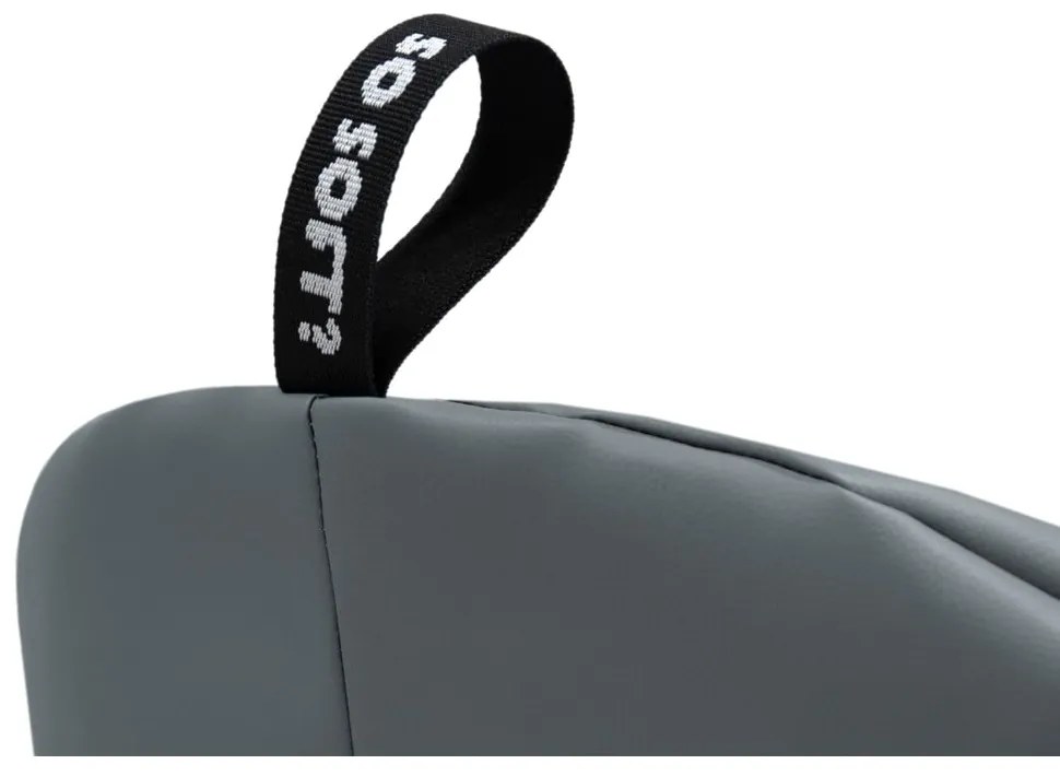 Beżowy worek do siedzenia z imitacji skóry Round XL – So Soft?