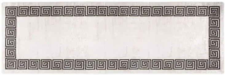 Nowoczesny antypoślizgowy dywan kremowy 80x300 cm C9-K76