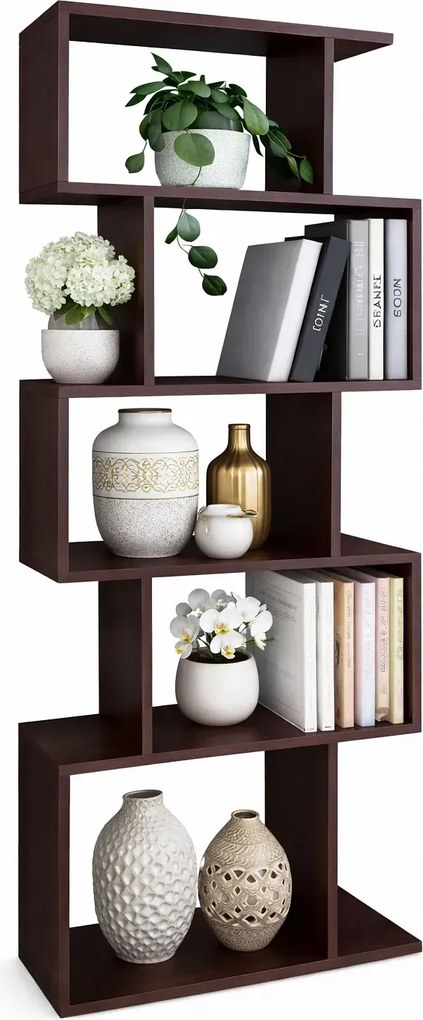 Regał Wenge Nowoczesny Biały P5-W34