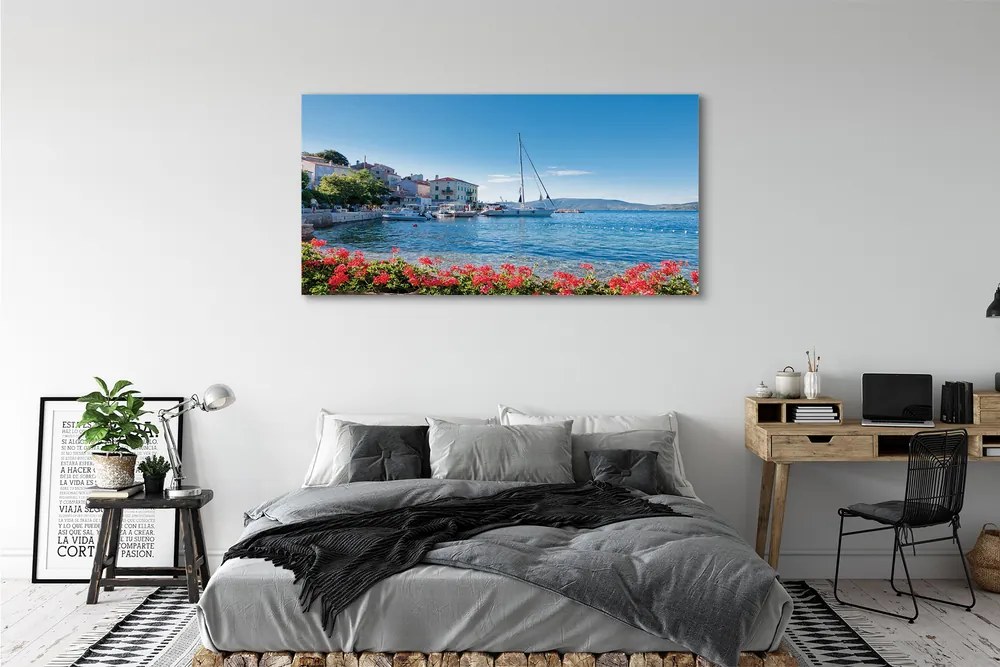 Zdjęcie na płótnie Letnia Wyprawa Statkiem