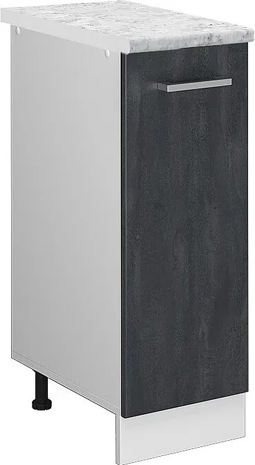 Szafka apteczna czarny beton 30x60x81.6 r-line