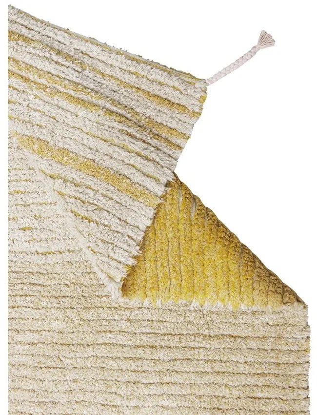 Bawełniany dywan w kolorze ochry 170x240 cm Twin Amber – Lorena Canals