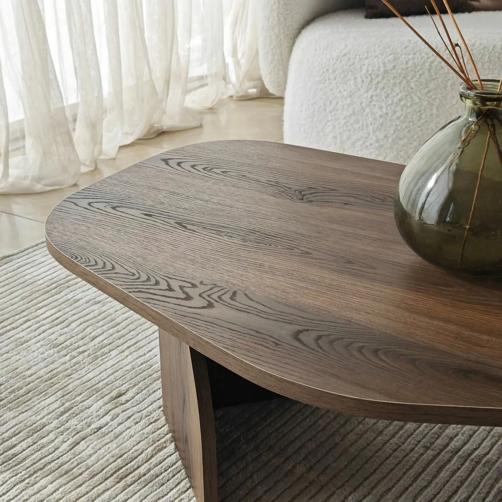 Stolik konferencyjny Rock Walnut
