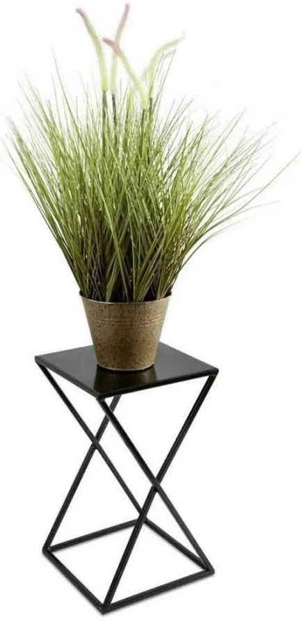 Stojak na kwiaty 40x24 cm czarny