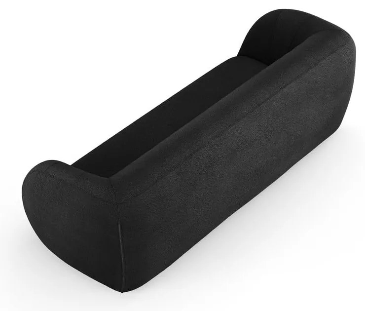 Ciemnoszara sofa z materiału bouclé 230 cm Essen – Cosmopolitan Design
