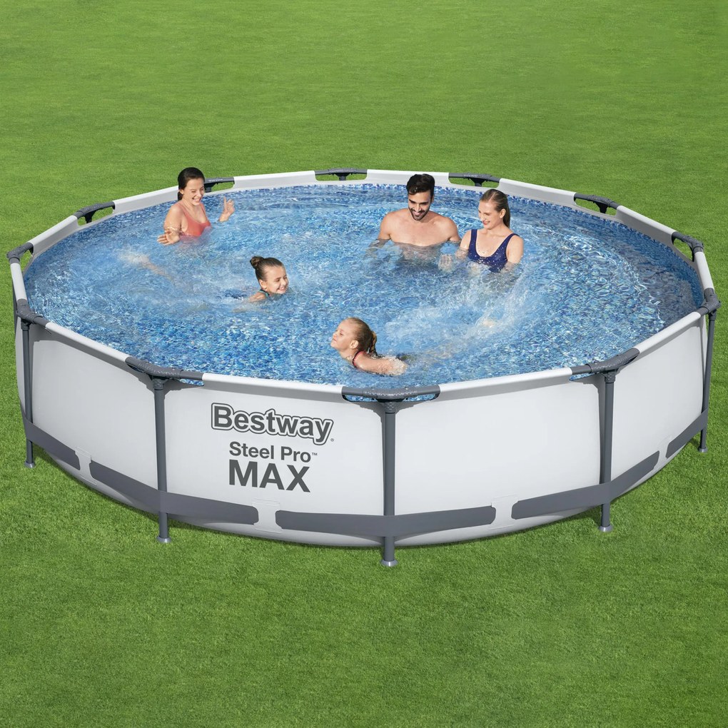 Basen stelażowy Steel Pro Max 366 x 76 cm 6473 l BESTWAY