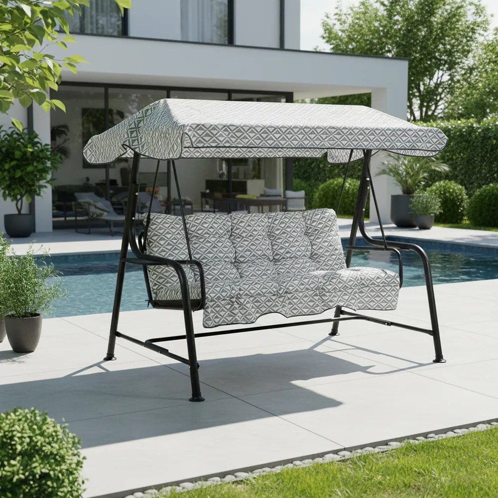 Huśtawka ogrodowa Hawaii Black Edition H039-06PB PATIO