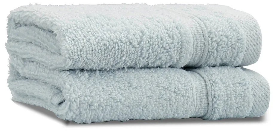Jasnoniebieskie bawełniane ręczniki zestaw 2 szt. frotte 30x30 cm Zero Twist – Catherine Lansfield